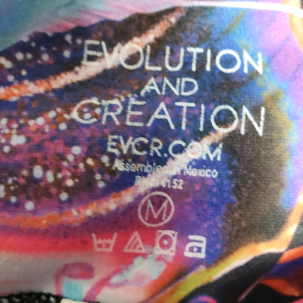 Evolution And Creation Multicolored Fish Leggings - image 5